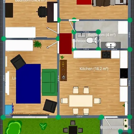 Modern With Private Lawn, Bbq & Free Parking In Peaceful Area בית נופש