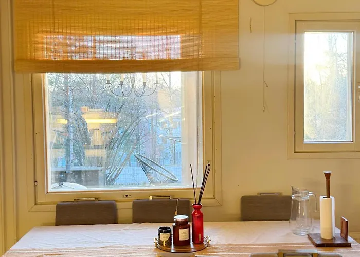 度假居 Modern In Peaceful Area With Private Lawn, Bbq & Free Parking Kauniainen