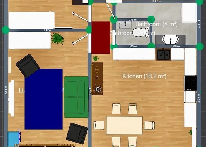 Modern In Peaceful Area With Private Lawn, Bbq & Free Parking 度假居